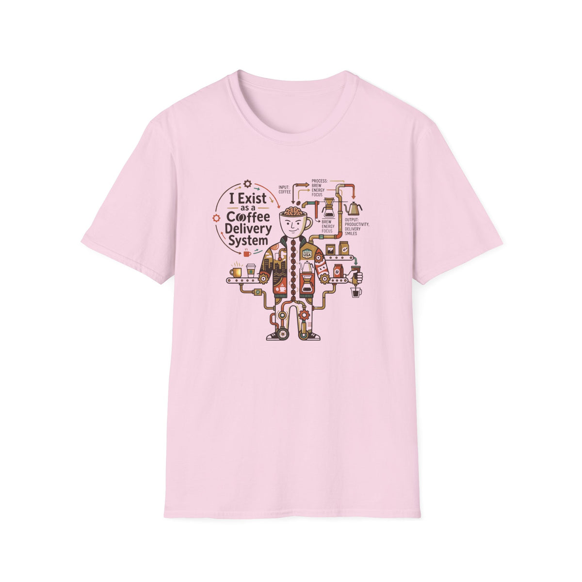 Coffee Delivery System T-Shirt