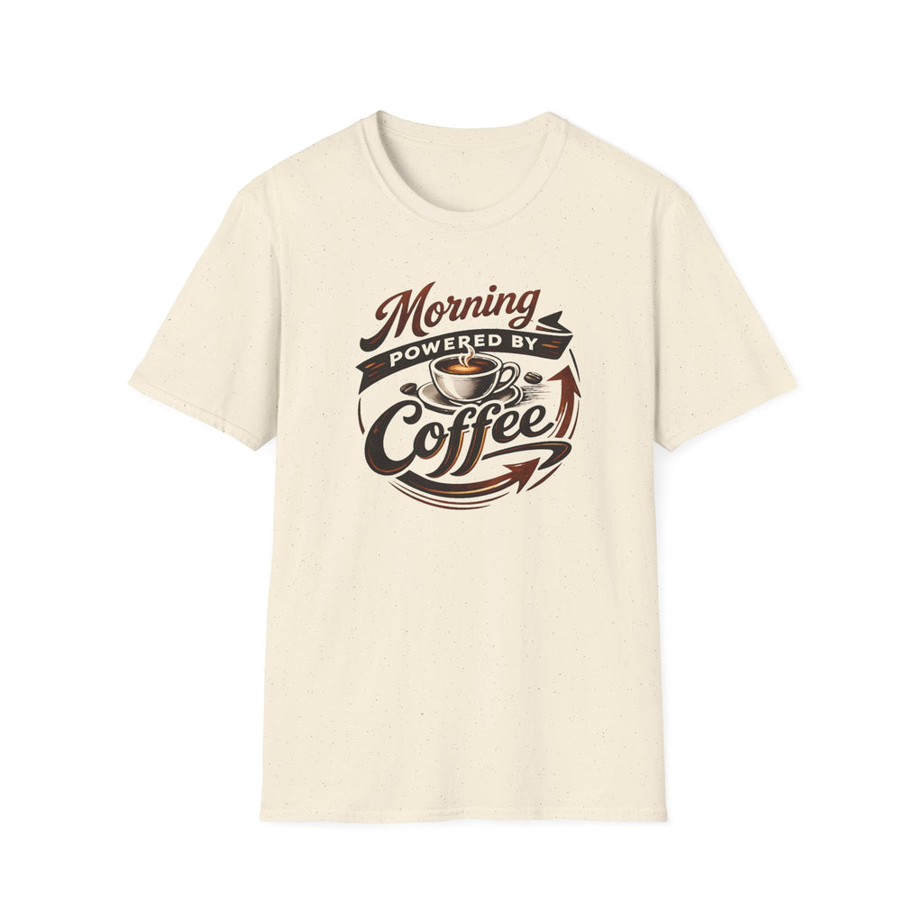 Morning Powered by Coffee T-Shirt
