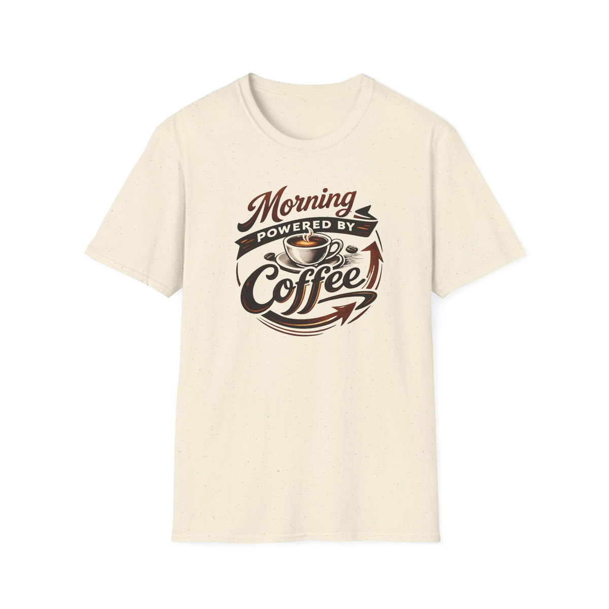 Morning Powered by Coffee T-Shirt