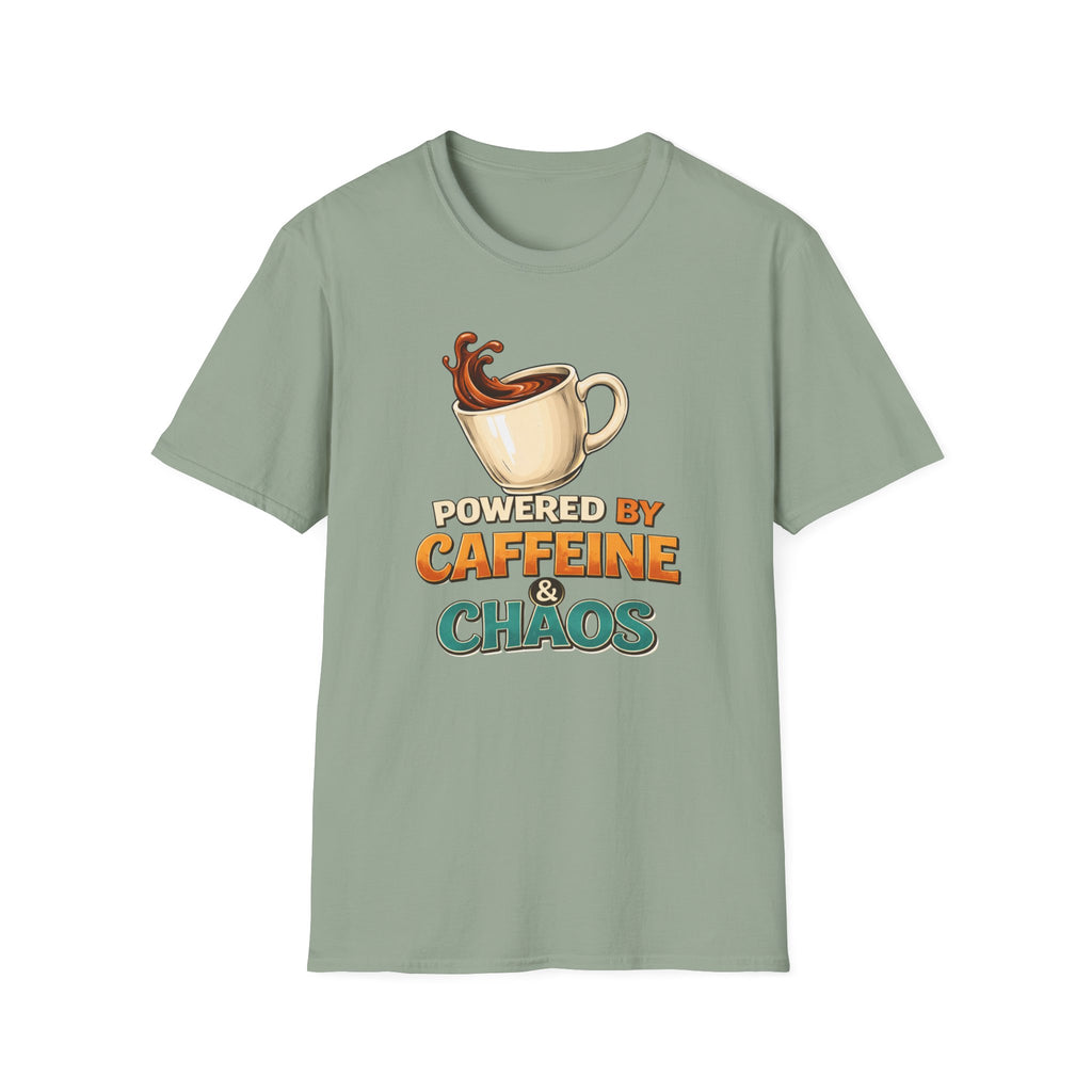 Powered by Caffeine and Chaos T-Shirt