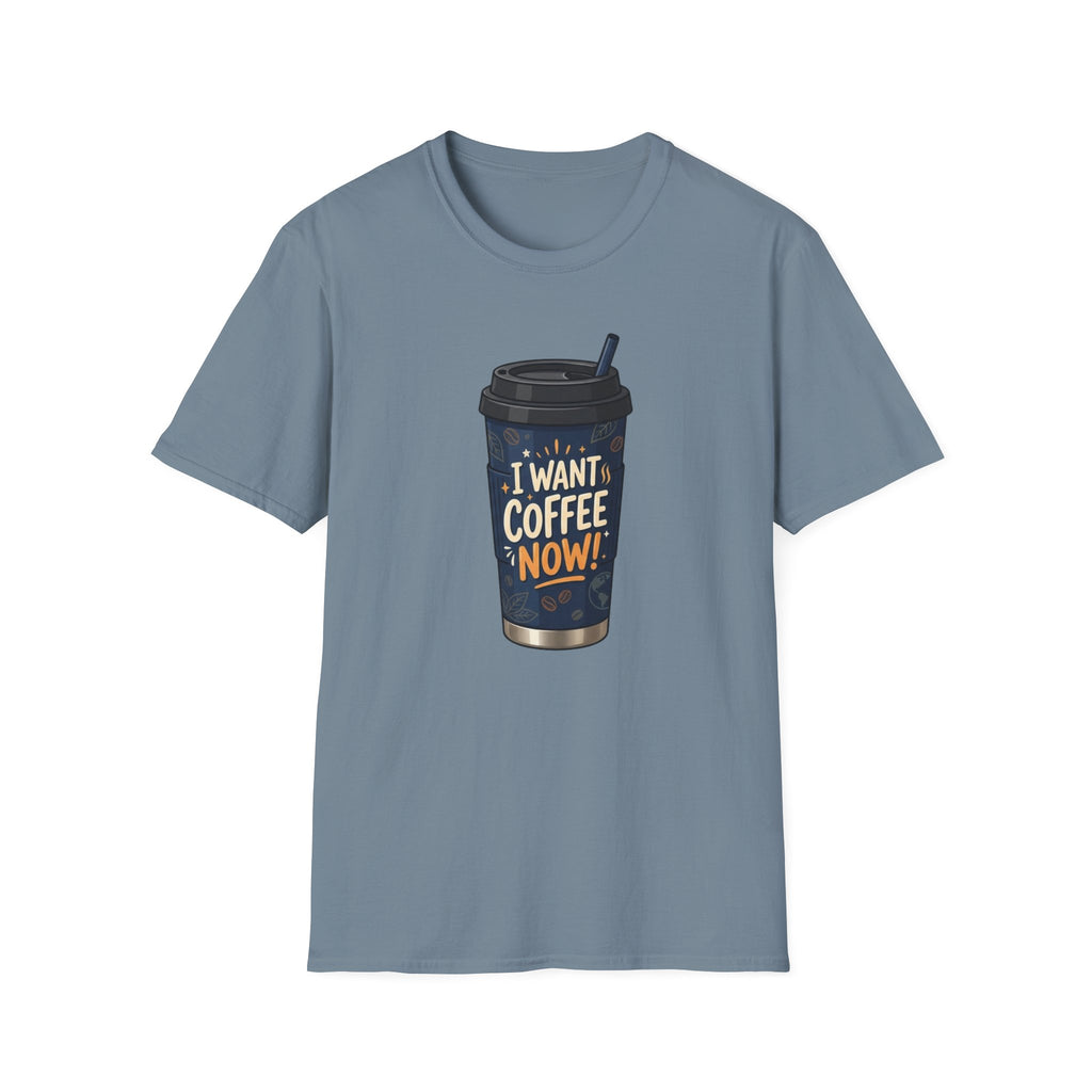 Blue Coffee Cup T-Shirt