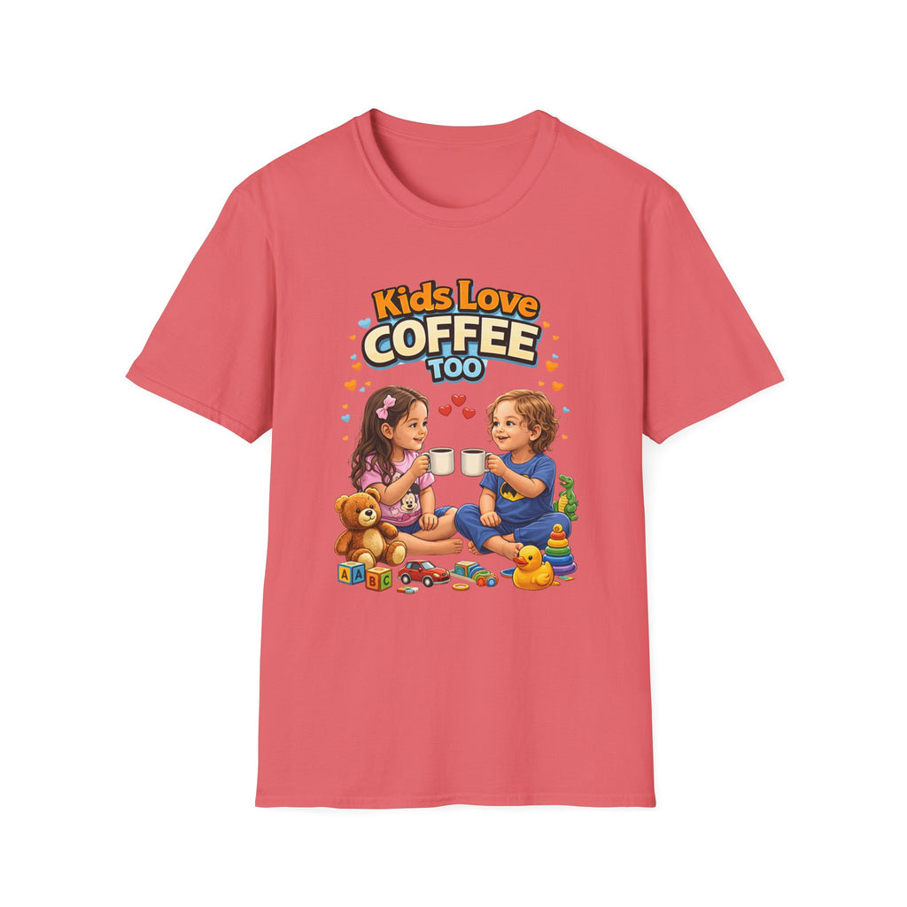 Kids Love Coffee Too T-Shirt