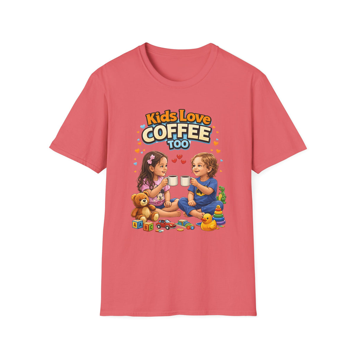 Kids Love Coffee Too T-Shirt