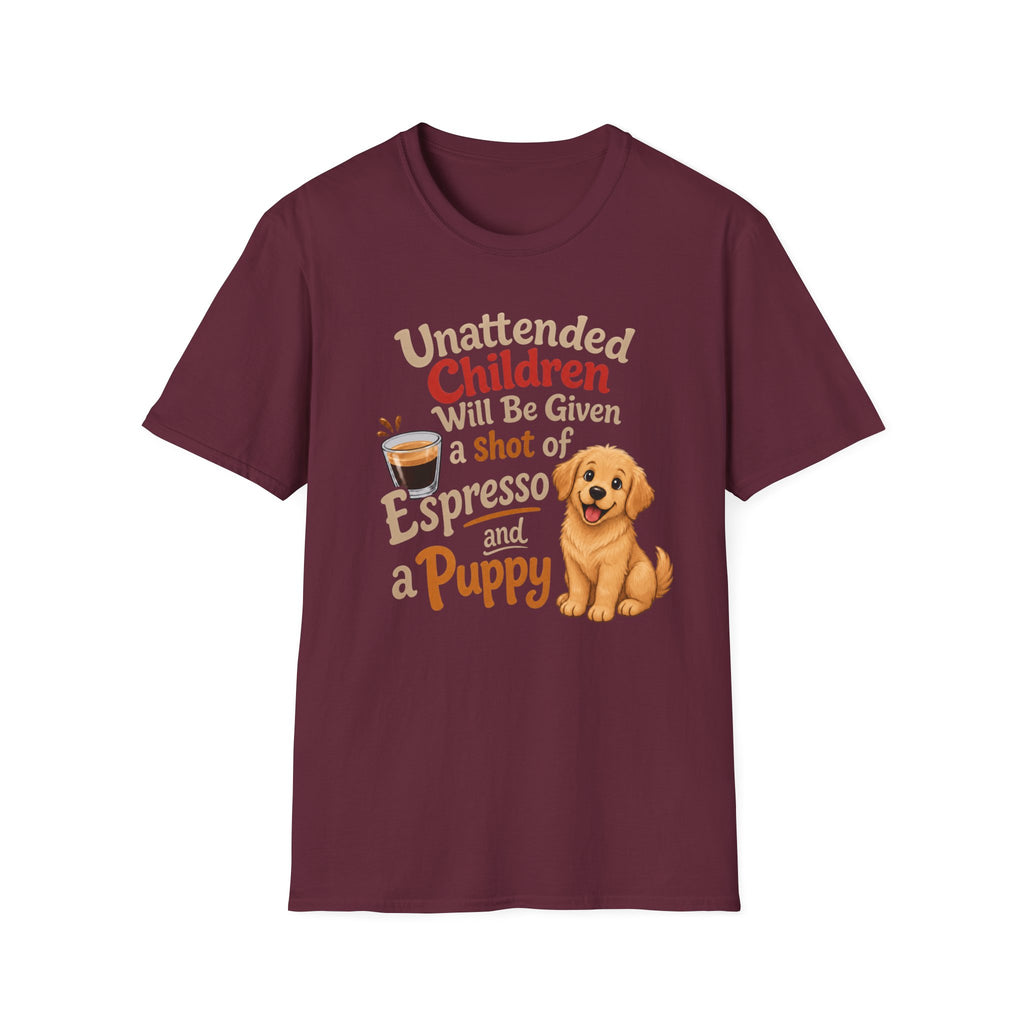 Espresso and a Puppy T-Shirt