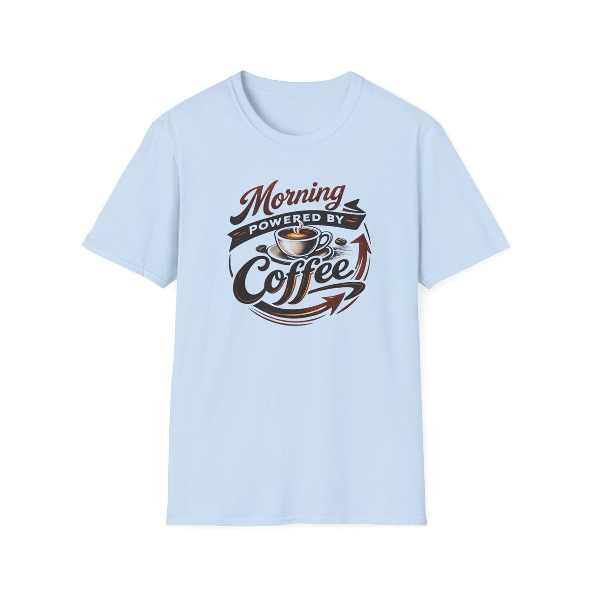 Morning Powered by Coffee T-Shirt