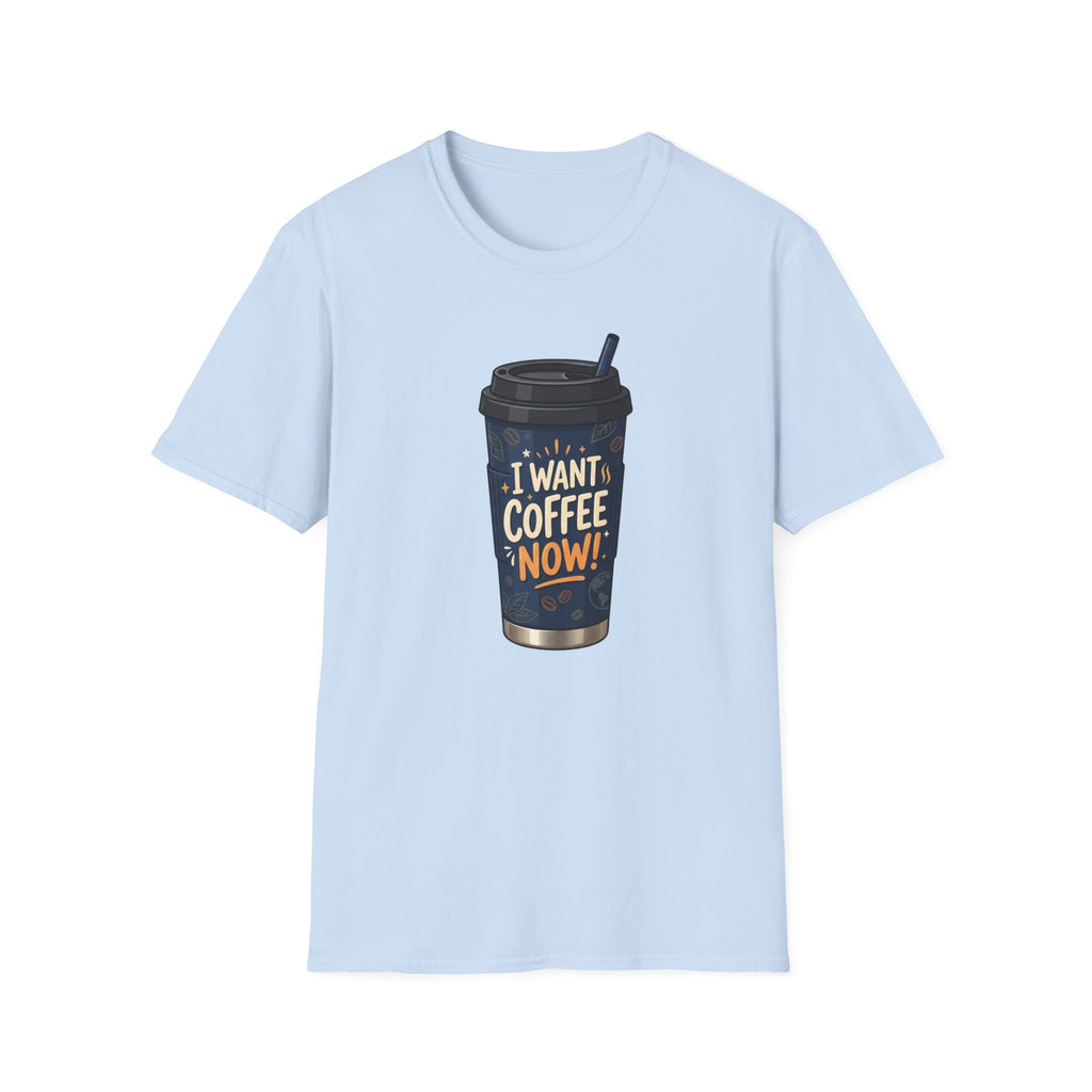 Blue Coffee Cup T-Shirt