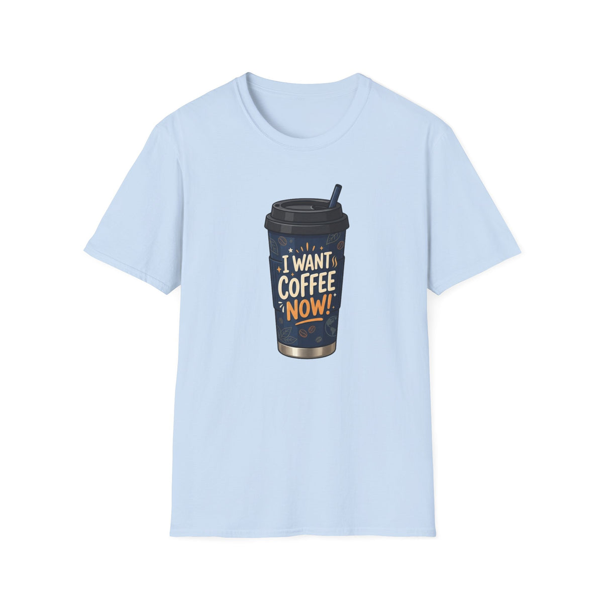 Blue Coffee Cup T-Shirt