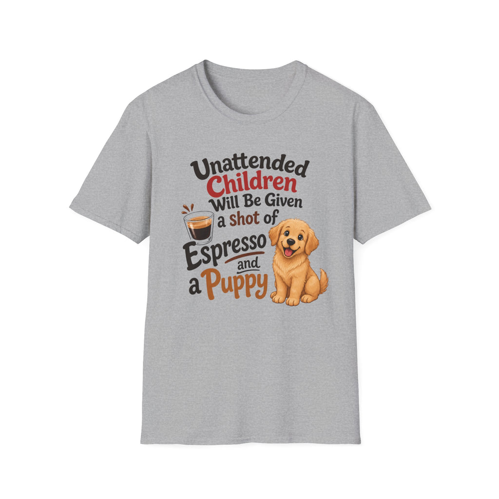 Espresso and a Puppy T-Shirt