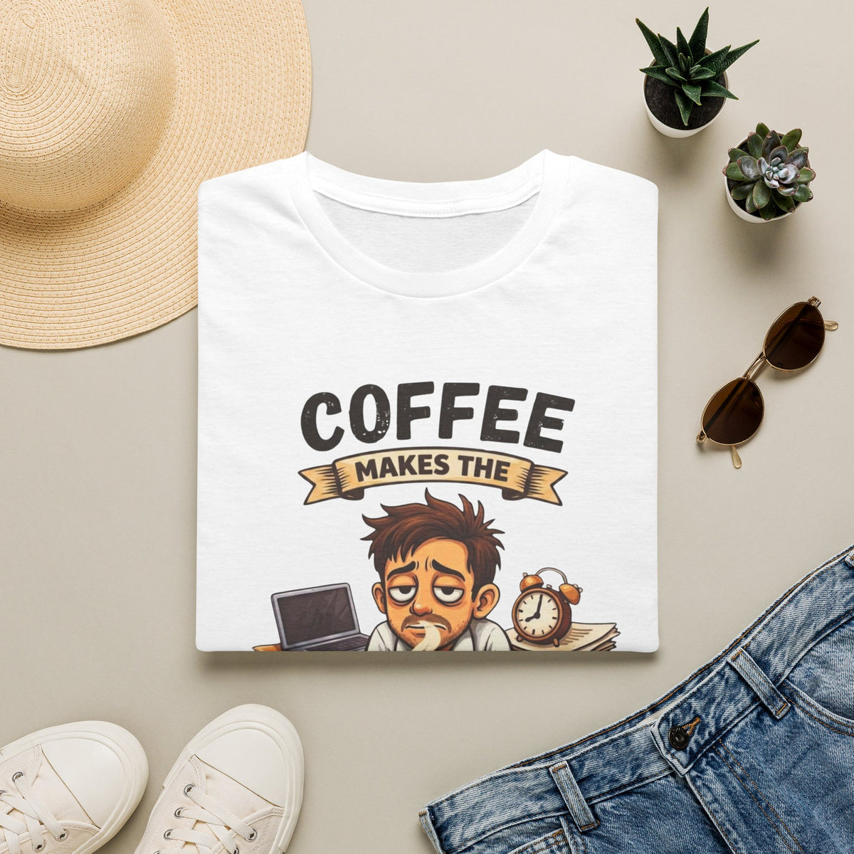 Coffee Makes the Man T-Shirt