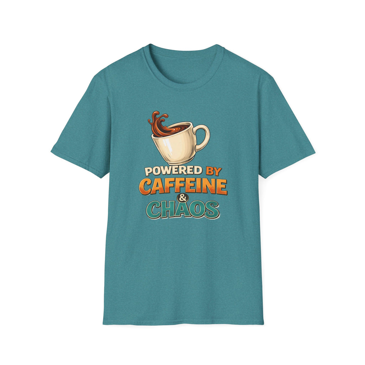 Powered by Caffeine and Chaos T-Shirt