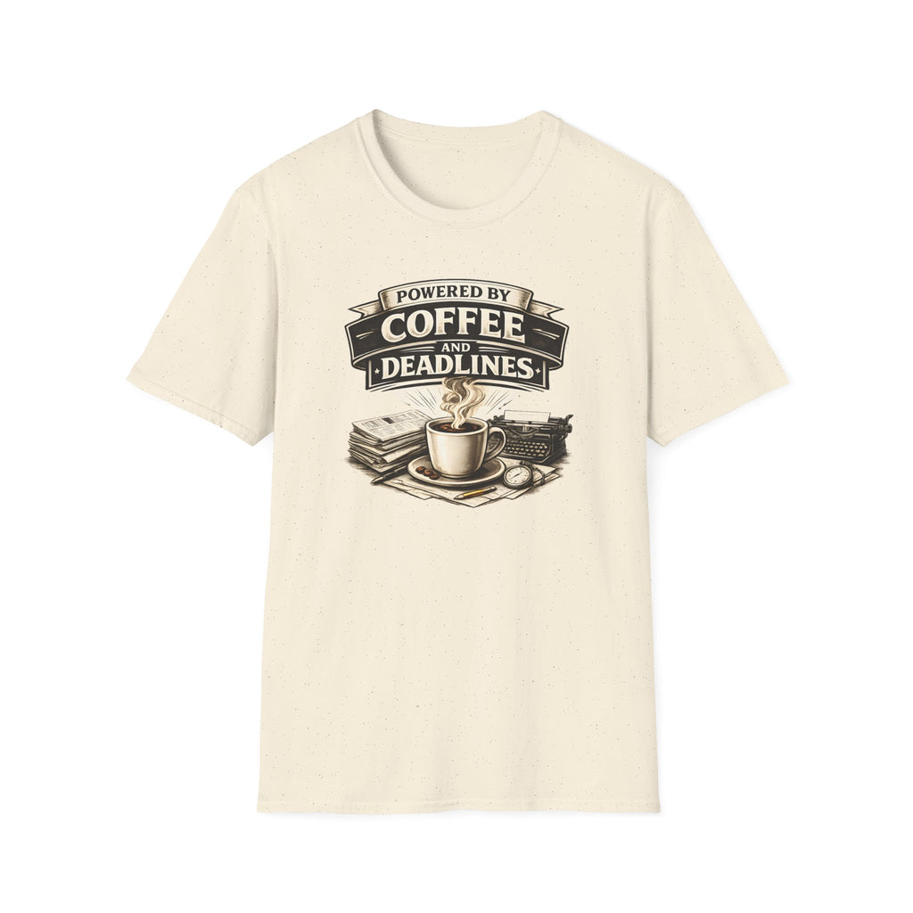 Powered by Coffee and Deadlines T-Shirt