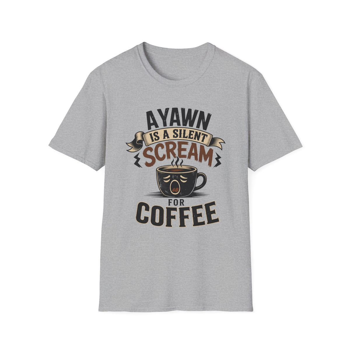 A Yawn for a Coffee Cup T-Shirt