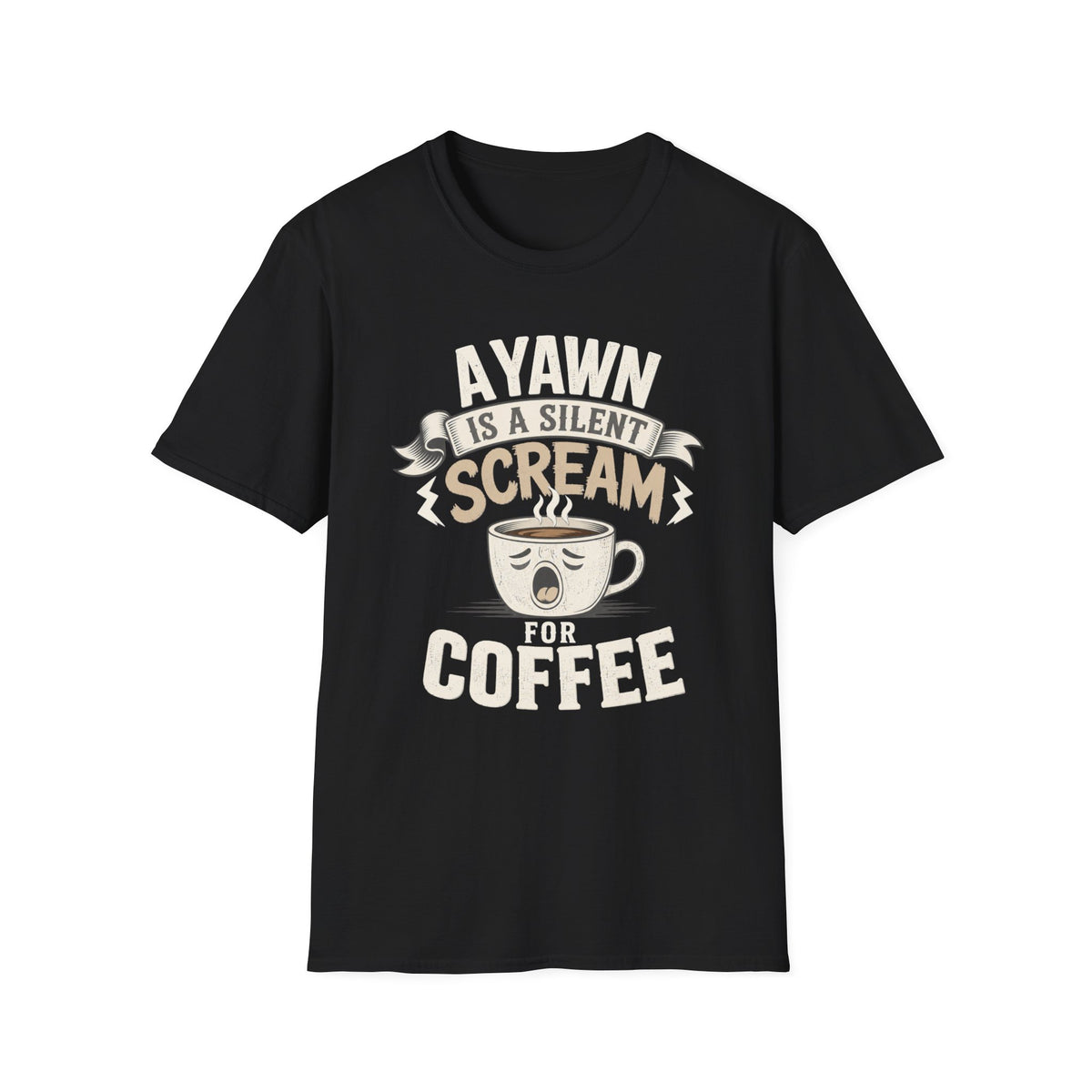 A Yawn for a Coffee Cup T-Shirt