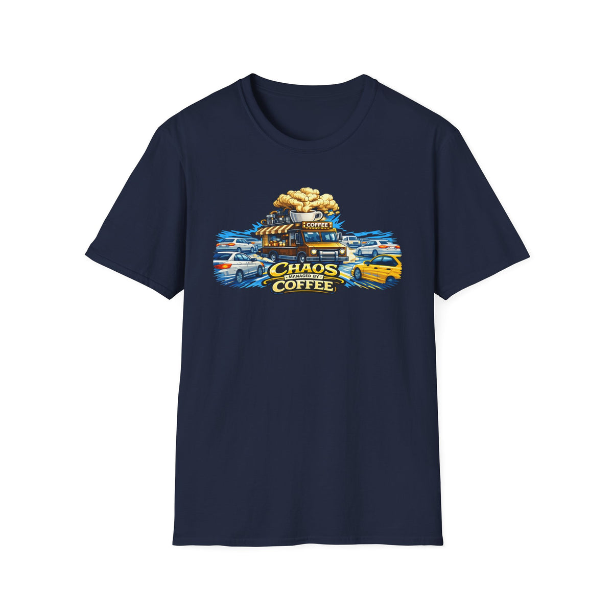 Chaos Managed by Coffee 2 T-Shirt