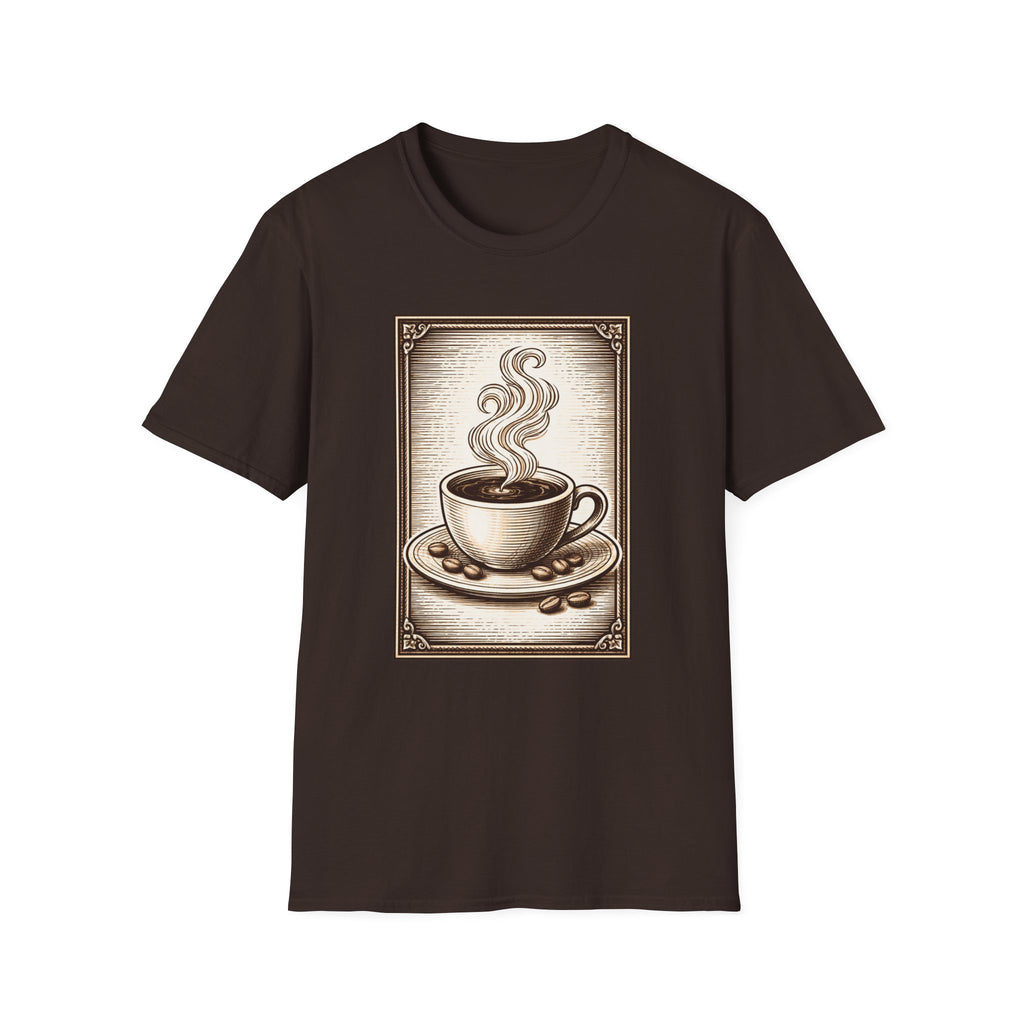 Coffee Woodcut T-Shirt