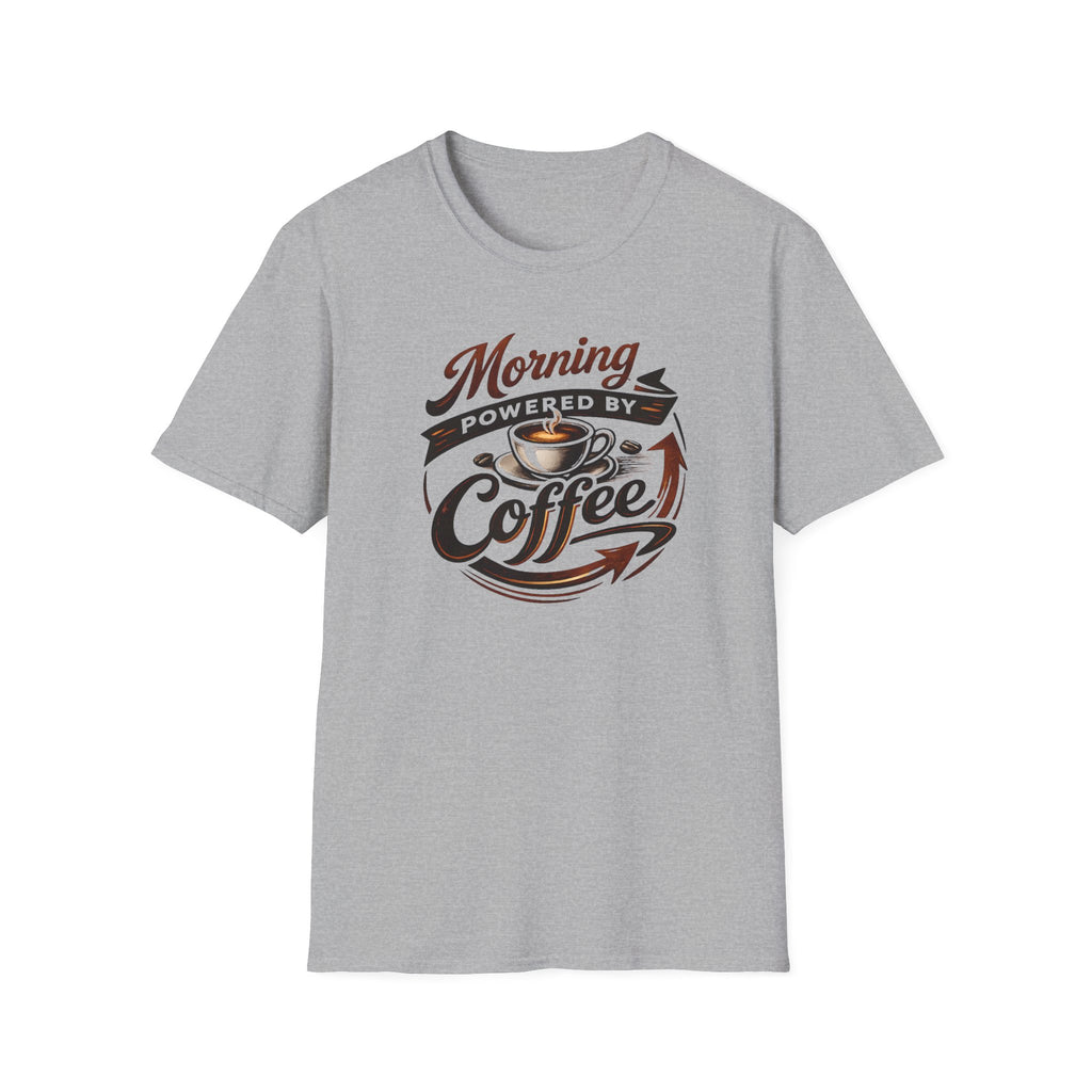 Morning Powered by Coffee T-Shirt