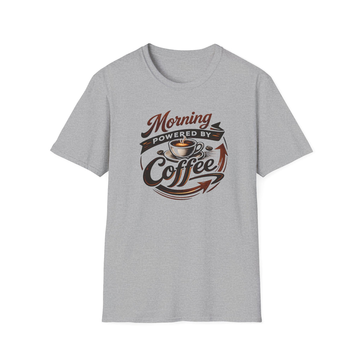 Morning Powered by Coffee T-Shirt