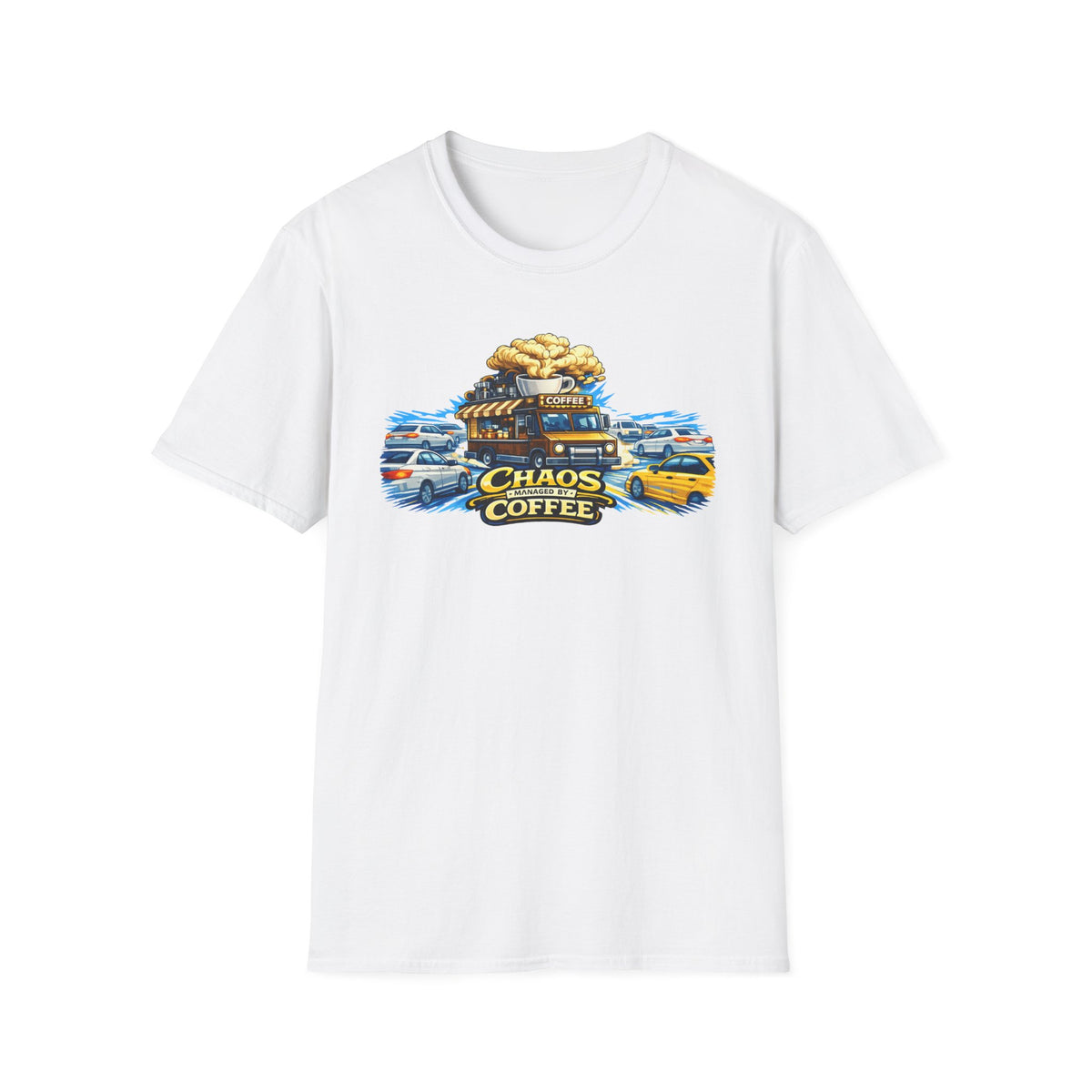 Chaos Managed by Coffee 2 T-Shirt