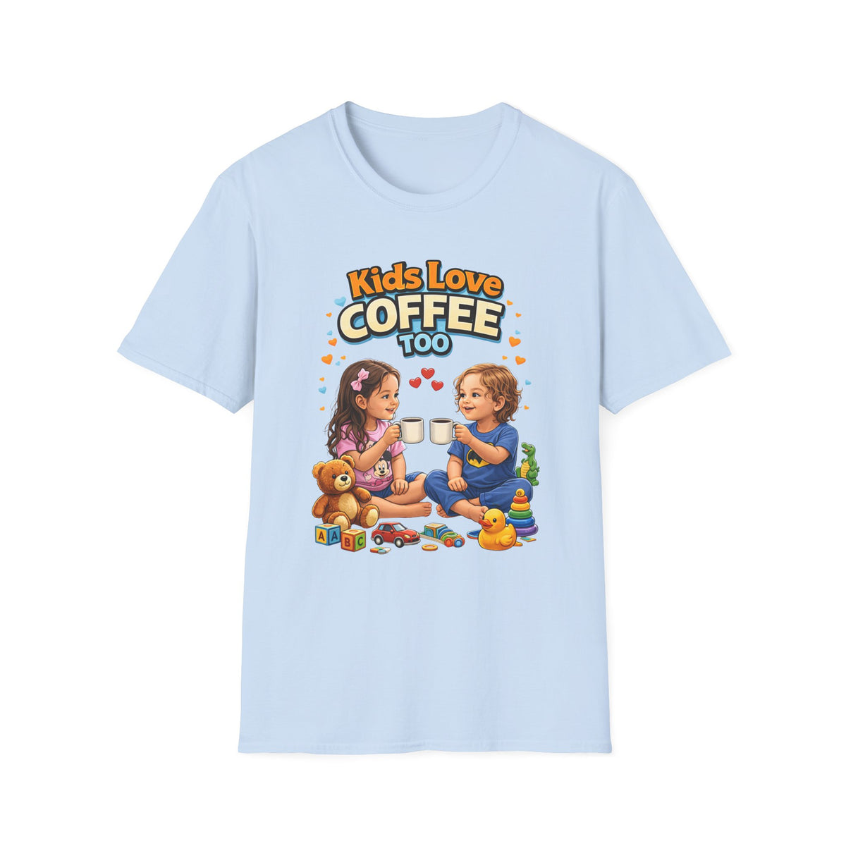 Kids Love Coffee Too T-Shirt