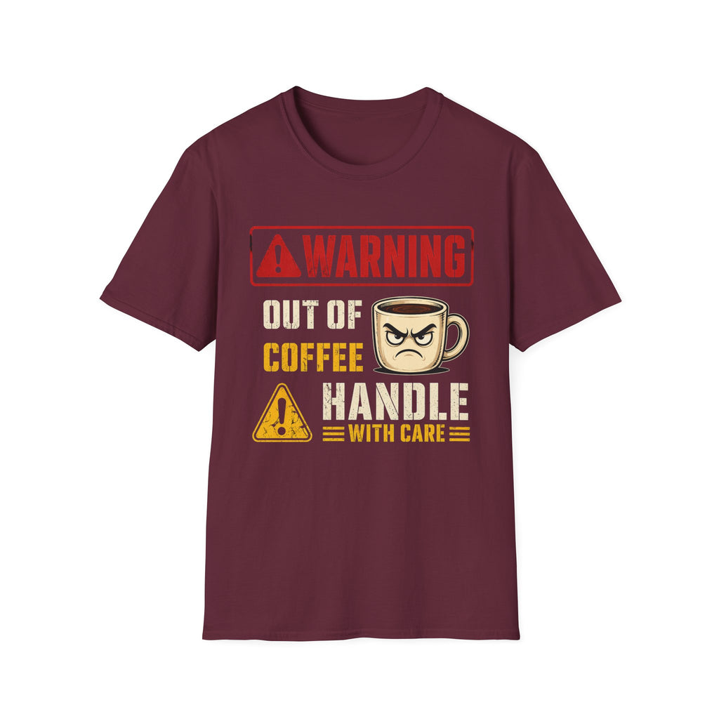 Warning Out of Coffee T-Shirt