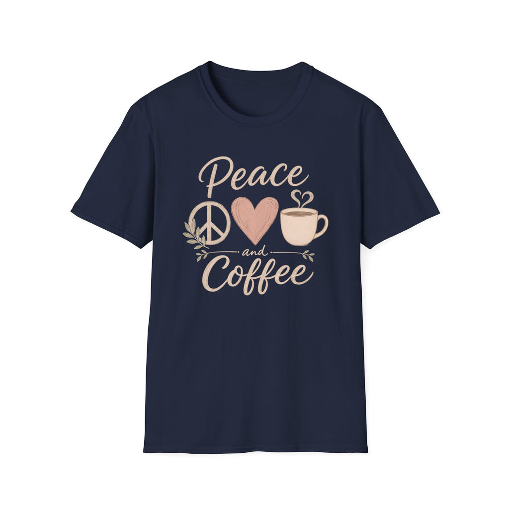 Peace, Love and Coffee T-Shirt