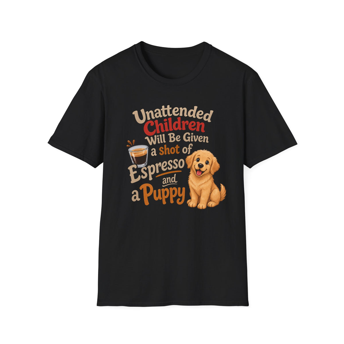 Espresso and a Puppy T-Shirt