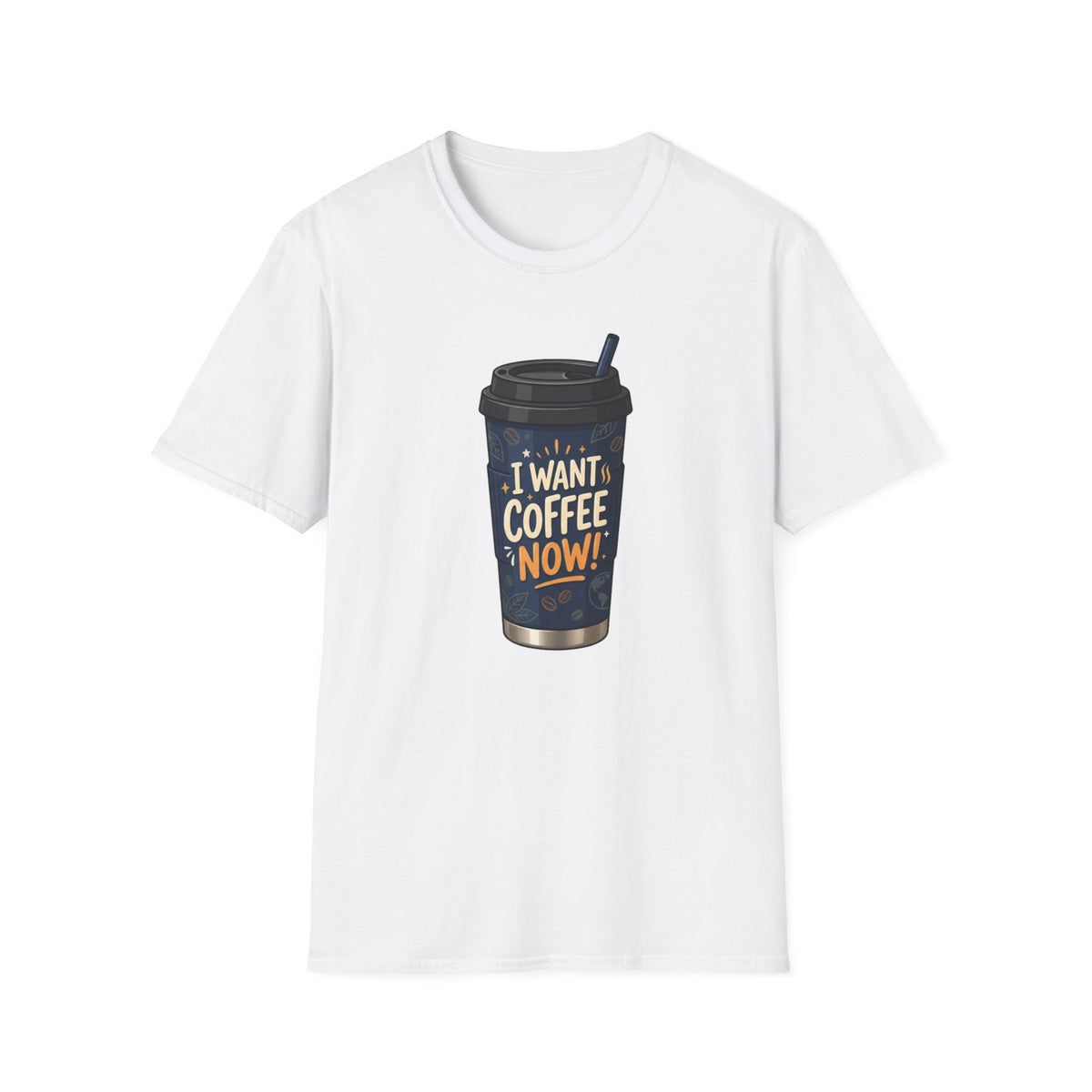 Blue Coffee Cup T-Shirt