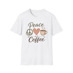 Peace, Love and Coffee T-Shirt