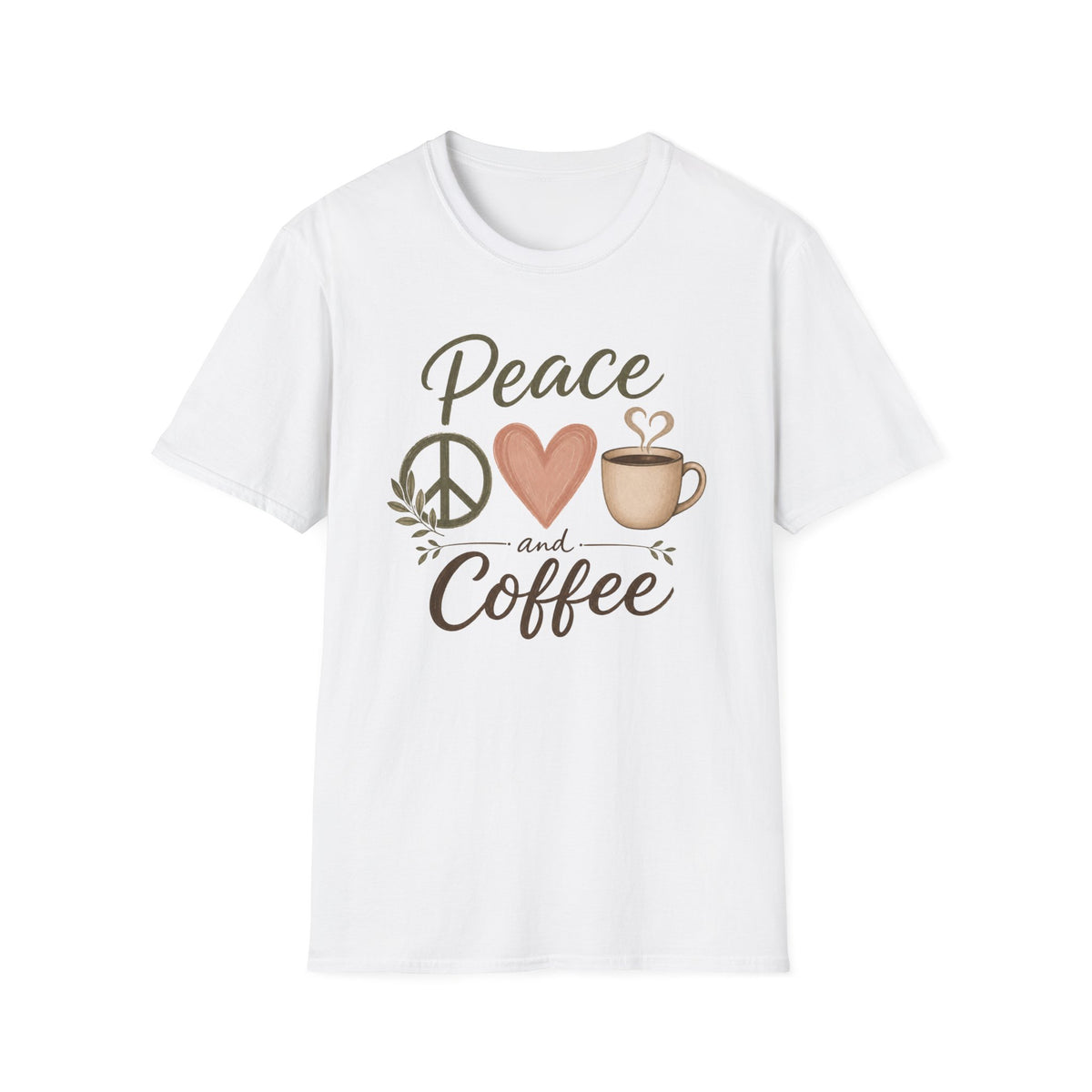 Peace, Love and Coffee T-Shirt