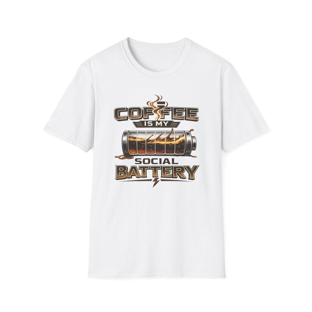 Coffee is My Social Battery T-Shirt