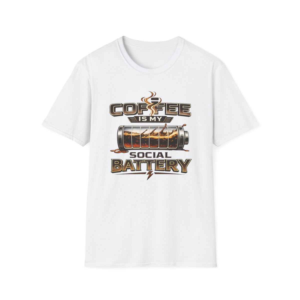 Coffee is My Social Battery T-Shirt