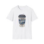 White Coffee Cup T-Shirt