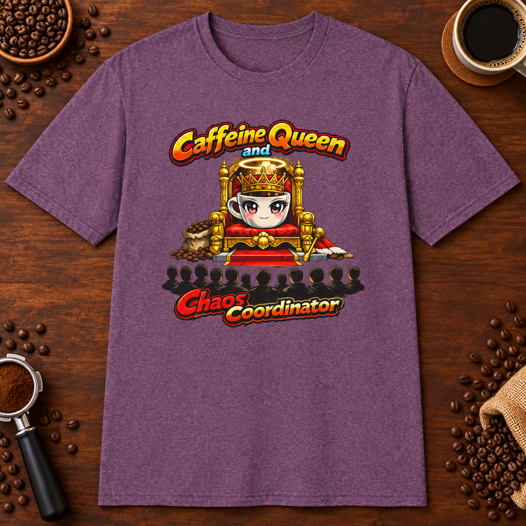 Caffeine Queen 2 - Heather Maroon