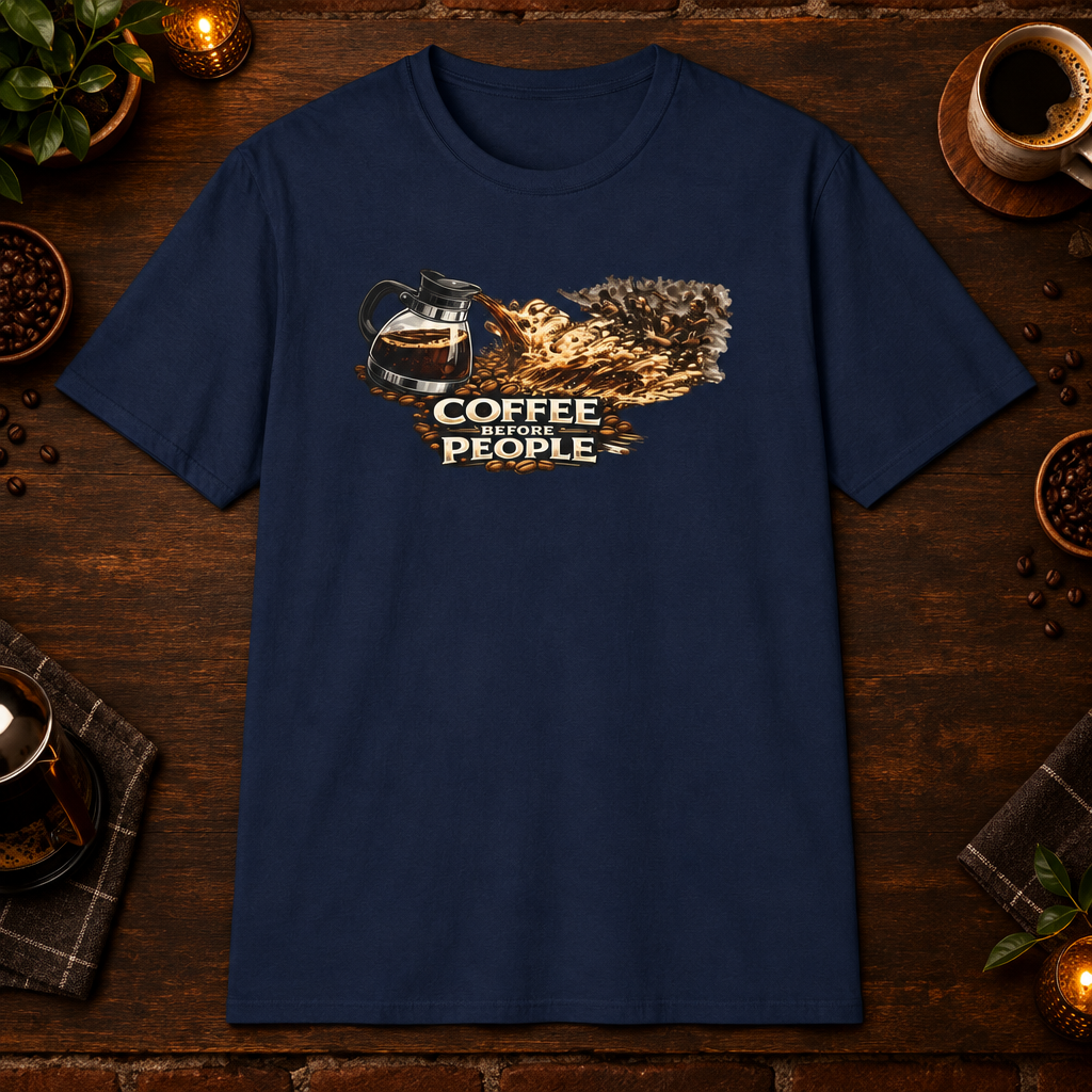 Coffee Before People - Navy