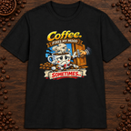 Coffee Fixes My Mood Sometimes - Black
