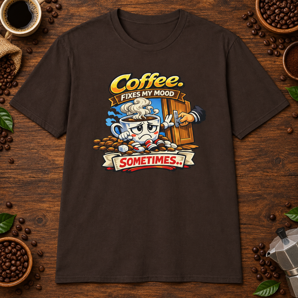 Coffee Fixes My Mood Sometimes - Dark Chocolate
