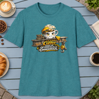 Coffee Makes Me Optimistically Dangerous - Heather Galapagos Blue