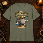 Coffee Overthinking Club - Heather Military Green