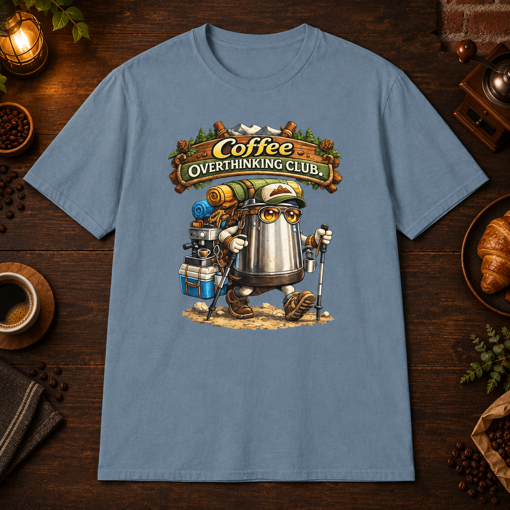 Coffee Overthinking Club - Stone Blue