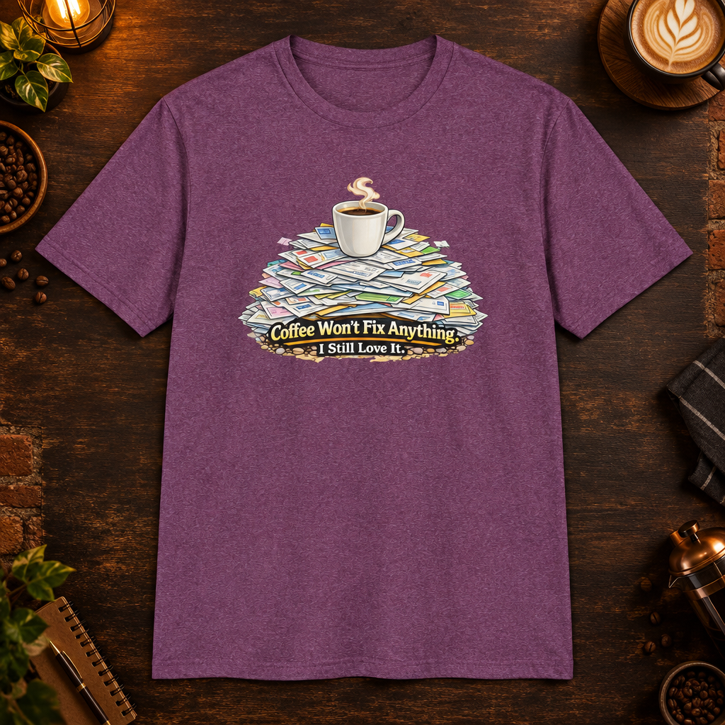 Coffee Won't Fix Anything - Heather Maroon