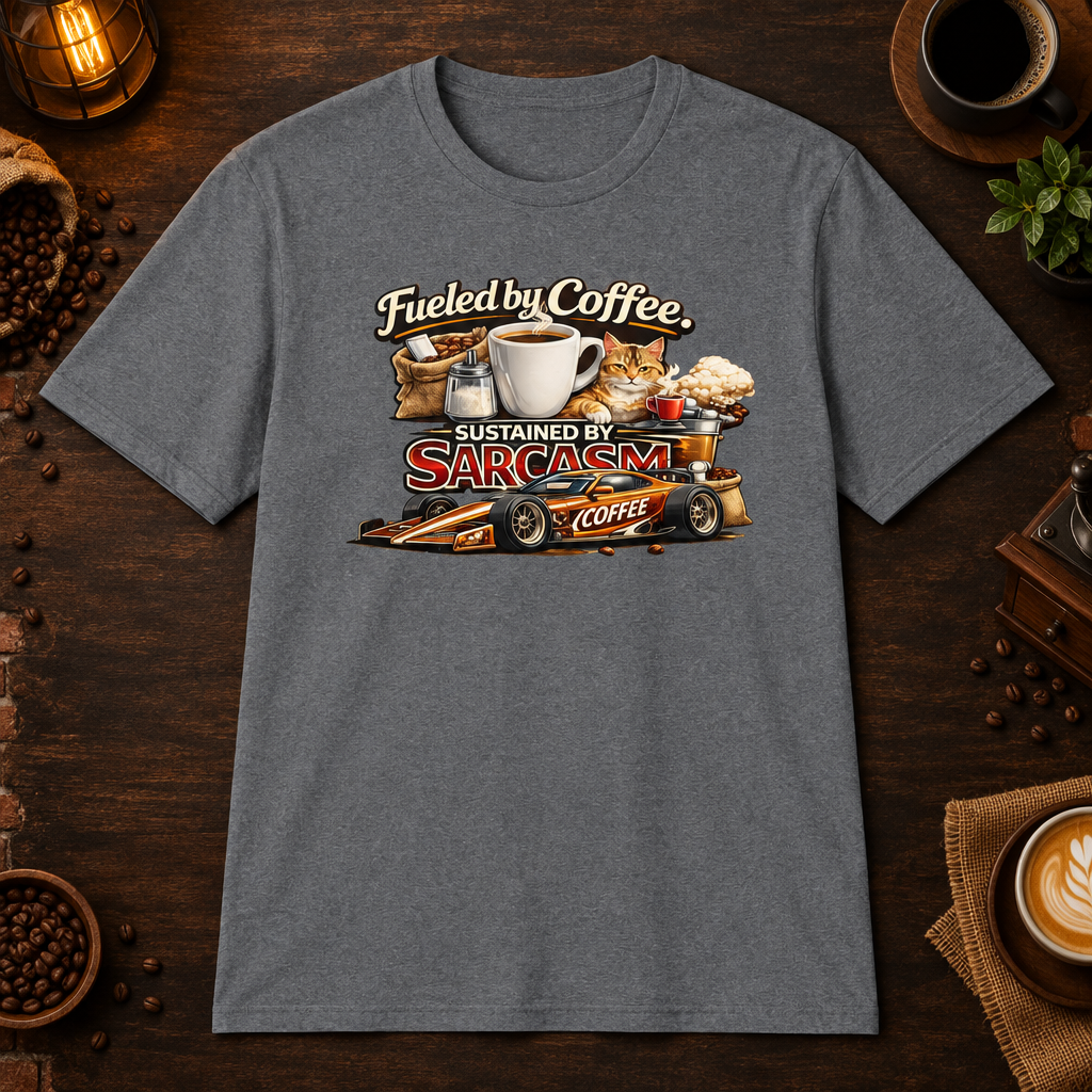 Fueled by Coffee - Graphite Heather
