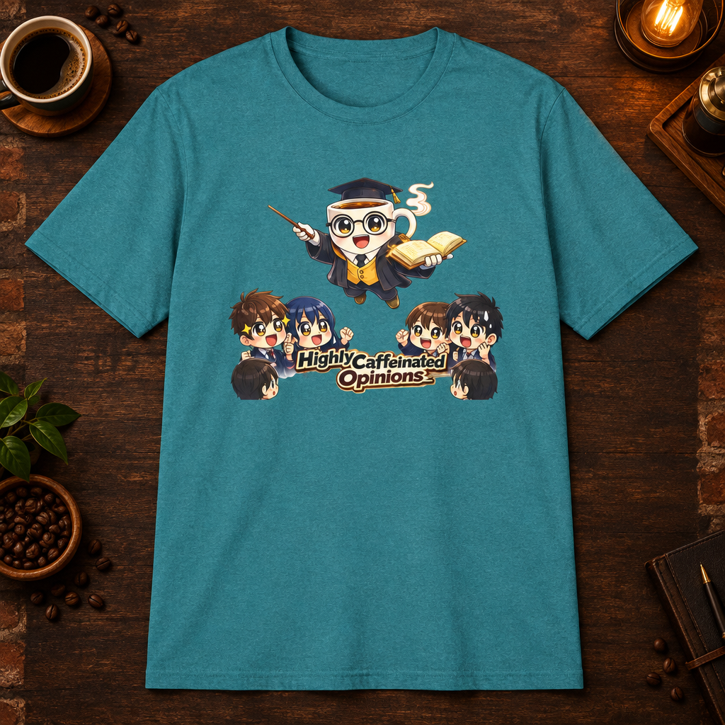 Highly Caffeinated Opinions - Heather Galapagos Blue