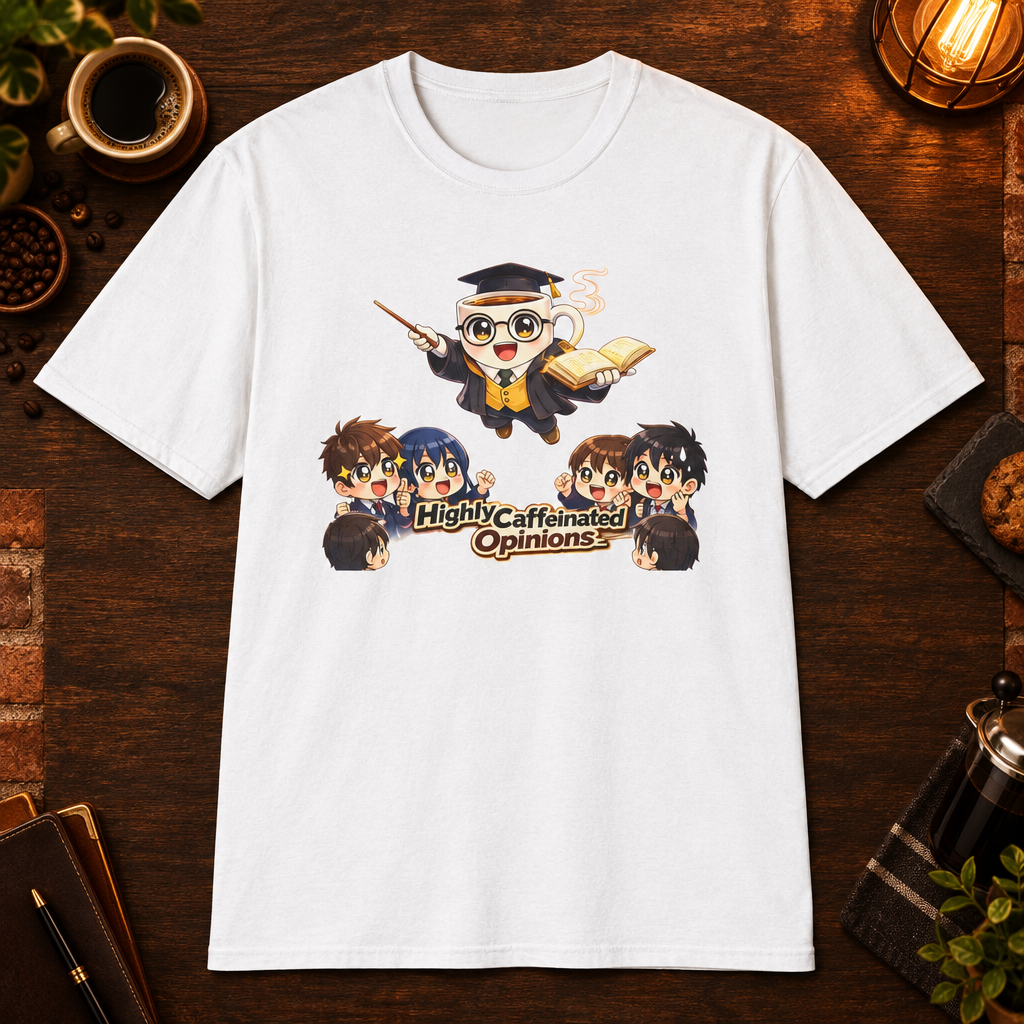 Highly Caffeinated Opinions - White