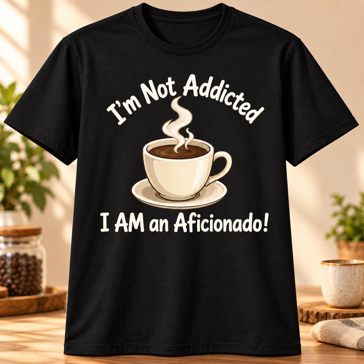 I'm Not Addicted T-Shirt in Black
