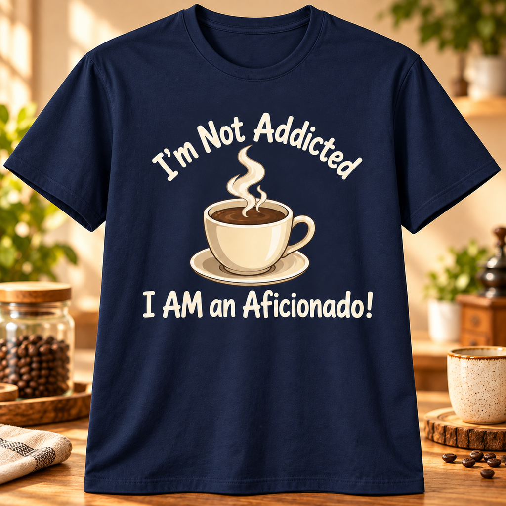 I'm Not Addicted T-Shirt in Navy