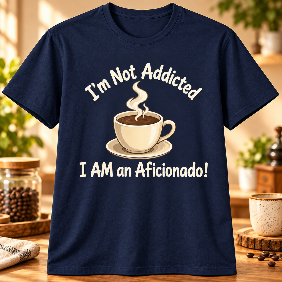 I'm Not Addicted T-Shirt in Navy