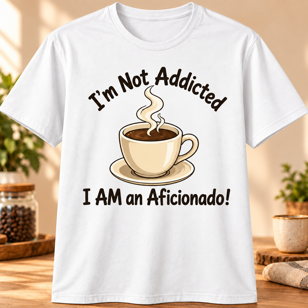 I'm Not Addicted T-Shirt in White