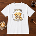 Coffee Makes You Cuter T-Shirt White coffee bar mockup