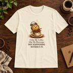 I Like My Coffee T-Shirt Natural short-sleeve coffee-bar flat lay