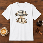 Coffee is My Co-worker T-Shirt White coffee bar mockup